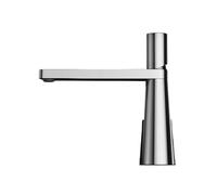 PEVAVFZMMY Modern Basin Faucet Brushed Gold Brass Bathroom Mixer Faucet Grey Washbasin Faucet Single Handle Single Hole Wash Sink Water Tap faucet(Silver Short)