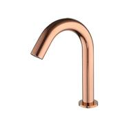 PEVAVFZMMY Nickel Brush Electronic Automatic Sensor Faucet Touchless Faucets Hands Free Bathroom Vessel Sink Faucets Mixer Taps 33cm faucet(Rose Gold 18cm)