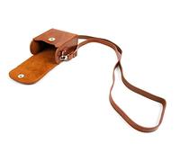 PEVAVFZMMY Retro Camera Camera Leather Case GR II III for Fujifilm XF10 X70 XP140 XP130 XP120 XP90 XP80 XP70 XP60 Fit for Ricoh Camera Bag(Bruin)