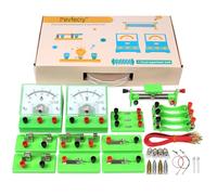 Pevfeciy Educational Electric Circuit Kits,Physics Basic Electricity Magnetism Experiment Education Kit for Interest cultivation,STEM Science Lab Experiment set For School Students Learning Starter
