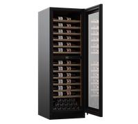 Pevino Majestic 111 bottles - 2 zones - Black glass front