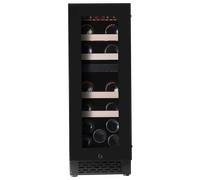 Pevino Majestic 17 bottles - 2 zones - Black glass front