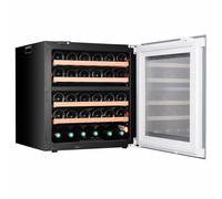 Pevino Majestic 30 bottles - push open - 2 zones - white - Integrated