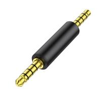 PEVive Portable 3.5mm to 3.5mm Coupler Male Female Stereo AUX Adapter 4-Section Gender Changer Converters Adapter