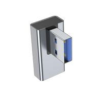 PEVive USB Male to Female Right Angle 90 Degree Turn Adapter USB3.0 Male to Female