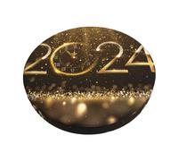 Pevtufa 2024 Happy New Year Stool Covers Round,Stretch Round Bar Stool Covers Elastic Bar Stool Seat Covers Round Stool Cushion Slipcover Bar Chair Cover