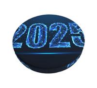 Pevtufa 2025 Happy New Year 5 Stool Covers Round,Stretch Round Bar Stool Covers Elastic Bar Stool Seat Covers Round Stool Cushion Slipcover Bar Chair Cover
