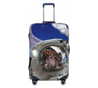 Pevtufa Autumn Leaf Luggage Cover,Washable Suitcase Covers Fashion Luggage Covers,Anti-Scratch Suitcase Protector Cover, Astronaut In Outer Space, XL, 1