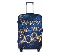 Pevtufa Breast Cancer Awareness Luggage Cover,Washable Suitcase Covers Fashion Luggage Covers,Anti-Scratch Suitcase Protector Cover, Beautiful New Year 2024, X-Large, 1