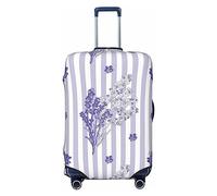 Pevtufa Bright Birds Luggage Cover,Washable Suitcase Covers Fashion Luggage Covers,Anti-Scratch Suitcase Protector Cover, Bouquet And Lavender Flowers, XL, 1