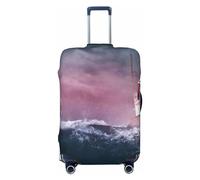 Pevtufa Bright Universe Luggage Cover,Washable Suitcase Covers Fashion Luggage Covers,Anti-Scratch Suitcase Protector Cover, Boat Lighthouse Storm Waves, XL, 1