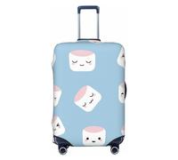 Pevtufa Cat Astronaut Luggage Cover,Washable Suitcase Covers Fashion Luggage Covers,Anti-Scratch Suitcase Protector Cover, Cartoon Sushi, M, 1