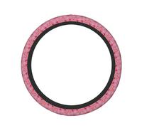 Pevtufa Cute Strawberry Print Steering Wheel Cover Universal 15 Inch Car Auto SUV Accessories Interior Anti Slip Protector