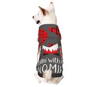 Pevtufa Dog Hoodie Puppy Sweater Sweatshirt,Cold Weather Coat Pet Clothes for Dog Cat-Chillin with My Gonme
