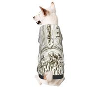 Pevtufa Dog Hoodie Puppy Sweater Sweatshirt,Cold Weather Coat Pet Clothes for Dog Cat-Rice Harvest