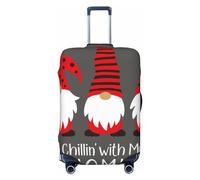 Pevtufa Fall Gnomes Luggage Cover,Washable Suitcase Covers Fashion Luggage Covers,Anti-Scratch Suitcase Protector Cover, Chillin With My Gonme, S, 1
