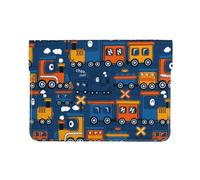 Pevtufa Funny Steam Train Style Pu Leather Laptop Sleeve for 13 Inch Notebook,Travelling Notebook Bag Case