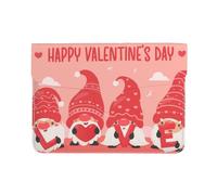 Pevtufa Gnomes Hold The Letters Love Style Pu Leather Laptop Sleeve for 13 Inch Notebook,Travelling Notebook Bag Case