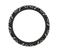 Pevtufa Honey Bees at Night Steering Wheel Cover Universal 15 Inch Car Auto SUV Accessories Interior Anti Slip Protector