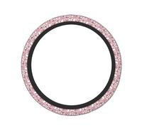 Pevtufa Kawaii Pig Print Steering Wheel Cover Universal 15 Inch Car Auto SUV Accessories Interior Anti Slip Protector