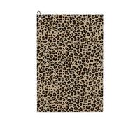 Pevtufa Leopard Print-1 Pattern Golf Towel (24" X 16") with Carabiner Clip - The Convenient Golf Cleaning Towel