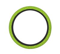 Pevtufa Lime Green Glitter Print Steering Wheel Cover Universal 15 Inch Car Auto SUV Accessories Interior Anti Slip Protector
