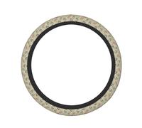 Pevtufa Marine Sailing Badges Print Steering Wheel Cover Universal 15 Inch Car Auto SUV Accessories Interior Anti Slip Protector