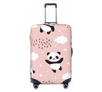 Pevtufa Panda Cute Pink Hearts Luggage Cover,Washable Suitcase Covers Fashion Luggage Covers,Anti-Scratch Suitcase Protector Cover, Panda Flying In The Sky (2), XL, 1
