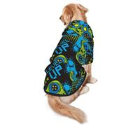 Pevtufa Play Game Dog Hoodie - Soft and Warm Dog Hoodie Sweater,Dog Winter Coat, Cold Weather Clothes for Xs-XXL Dogs