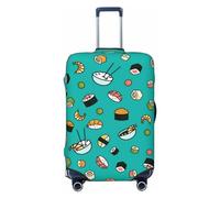 Pevtufa Teeth Luggage Cover,Washable Suitcase Covers Fashion Luggage Covers,Anti-Scratch Suitcase Protector Cover, Sushi2, L, 1
