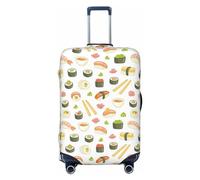 Pevtufa Teeth Luggage Cover,Washable Suitcase Covers Fashion Luggage Covers,Anti-Scratch Suitcase Protector Cover, Sushi And Rolls, S, 1
