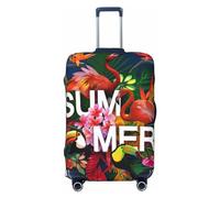 Pevtufa Teeth Luggage Cover,Washable Suitcase Covers Fashion Luggage Covers,Anti-Scratch Suitcase Protector Cover, Summer Birds And Flowers, L, 1