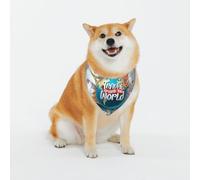 Pevtufa Travel Around The World Pattern Dog Bandanas for Dogs Or Cats,Cute Pet Kerchief for Medium Large Dogs-Xx-Large