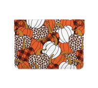 Pevtufa Various Pumpkins Style Pu Leather Laptop Sleeve for 13 Inch Notebook,Travelling Notebook Bag Case