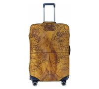 Pevtufa Vintage World Map1 Luggage Cover,Washable Suitcase Covers Fashion Luggage Covers,Anti-Scratch Suitcase Protector Cover, Vintage Map, Small, 1