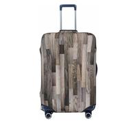 Pevtufa World Map1 Luggage Cover,Washable Suitcase Covers Fashion Luggage Covers,Anti-Scratch Suitcase Protector Cover, Wooden Texture, Small, 1