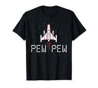 Pew Pew Gamer Vintage 80's 90's Arcade Gaming Lover T-Shirt