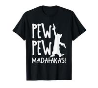 Pew Pew Madafaka's Crazy Cat T-Shirt