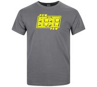 PEW PEW PEW Funny SCI-FI Star Movie Lightsaber Mens T Shirt Jedi Wars Sith