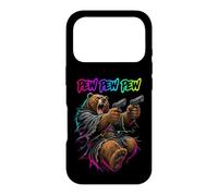Pew Pew Pew Grizzly Bear Honey Defense Laser Arcade Humor Case for iPhone 17 Pro