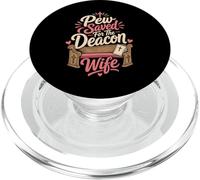 Pew Saved For The Deacon Wife Church PopSockets PopGrip for MagSafe