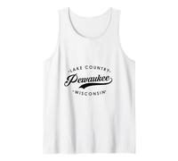 Pewaukee WI Lake Country for Men Women. Tank Top
