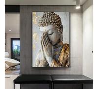 PEWFBS Buddha Meditation - Hands Together Modern Picture Painting Living Room And Bedroom Wall Decoration(60x90cm/Without frame)