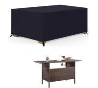 PEWFBS Outdoor 420D Patio Table Covers Rectangle Couch Cover 150x80x80cm(LxWxH) Weatherproof Furniture Covering for Deck Lawn and Backyard