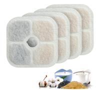 PewinGo Cat-it Water Fountain Filters,Cat Drinking Fountain Filter Compatible With 2.5L/84.5 oz Cat Water Fountain,4Pack Cat Fountain Replacement Filter,Triple Filtration System Replacement Cat Filter