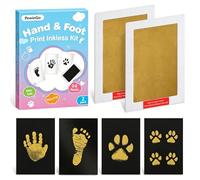 PewinGo XL Baby Handprint Kit,Baby Inkless FootprintPads,Safe Paw Print Kit