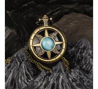 pewjury Obsidian Mirror Scrying Mirror Pendant, Witchcraft Mirrors Scrying Tools, Supplies Divination Decorative Mirror, Obsidian Crystal, Witchcraft Supplies