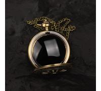 pewjury Obsidian Mirror Scrying Mirror Pendant, Witchcraft Scrying Tools, Supplies Divination Decorative, Obsidian Crystal, Witchcraft Supplies