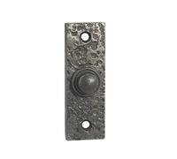 Pewter Bell Push Made from Cast Iron Dimensions: 76mm Height, 25mm Width