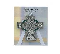Pewter Celtic Crib Cross (McVan 147-44) - Carded